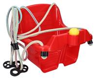 Hojdačka plastová červená