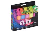 Kniha Kriedy chodníkové Fluo 6ks