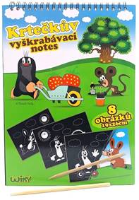 Krtkov vyškrabovací notes 8 obrázkov