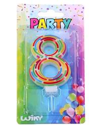 Kniha Tortová sviečka s čiarkami č.8