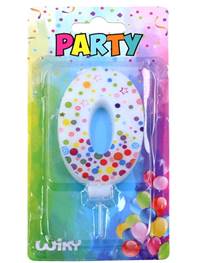 Kniha Tortová sviečka s bodkami č.0