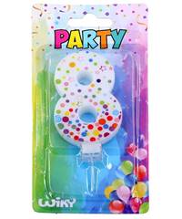 Kniha Tortová sviečka s bodkami č.8