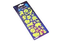 Kniha Nálepky svietiace Zodiac