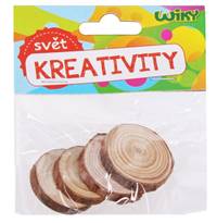 Drevené koliesko prírodné 4ks