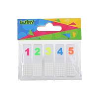 Kniha Blok samolepiaci 5x20 pruhov