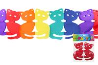 Kniha Girlanda mačka 3m farebná