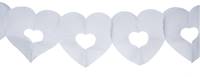 Kniha Papierová girlanda srdce 18cm