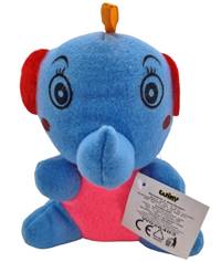 Kniha Plyšový slon modrý 18cm