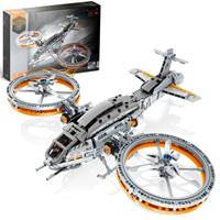 Kniha Vrtuľník mechanická stavebnica 817 dielikov