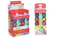 Farby vodové 12farieb