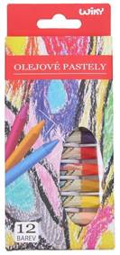 Kniha Pastelky olejové 12ks