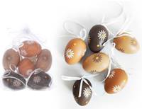 Kniha Veľkonočné vajíčka plastové 6cm/6ks