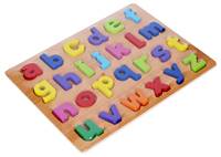 Kniha Vkladačka drevená abeceda 30x22cm