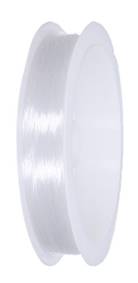 Kniha Lanko biele elastické na korálky 0,3mm,55m