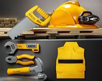 Kniha Náradie s helmou so svietidlom