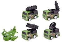 Kniha Mini autá vojenská technika 5,5cm, 5ks