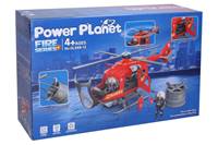 Kniha Helikoptéra hasiči s efektmi 38cm