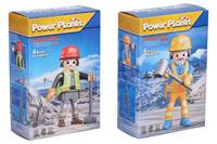 Kniha Figúrka robotník stavebnica 7cm