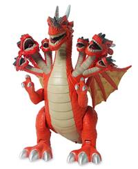 Kniha Sedemhlavý drak s efektmi 31cm