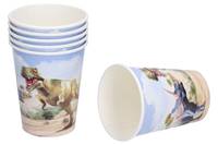 Kniha Poháre Dinosaurus 250ml/6ks