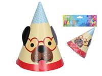 Kniha Párty klobúčiky Pes 15cm/6ks