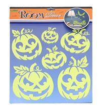 Svietiace tekvice v tme na stenu 38x31cm