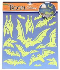 Kniha Nálepky na stenu Halloween netopiere svietiace v tme 38x31cm