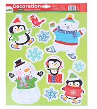 Kniha Vianočná nálepka na okno 59x21cm