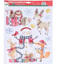 Vianočná nálepka na okno 29x41cm