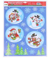 Kniha Vianočná nálepka na okno 29x41cm