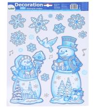 Kniha Vianočná nálepka na okno 29x41cm