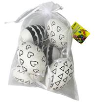 Veľkonočné vajíčka plastové 6cm/6ks