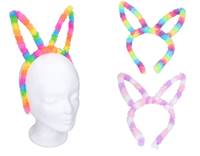 Čelenka s ušami farebná MIX