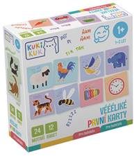 Kniha Véééliké první karty Pro batolata