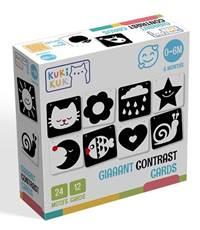 Giaaant Contrast Cards For babies