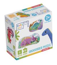 Kniha Grooosses Puzzle Dinosaurier