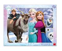 Kniha Puzzle 40 Frozen Na procházce deskové