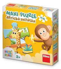 Puzzle 15 maxi Africká zvířátka