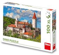 Kniha Puzzle Hrad Křivoklát XL 100 ks