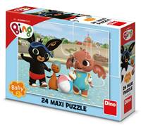 Puzzle 24 maxi Bing u bazénu