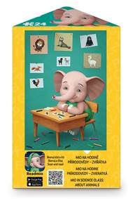 Kniha Puzzle 24 triangl Sloník Mio