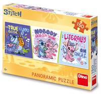 Kniha Puzzle 150 Stitch relaxuje panoramic