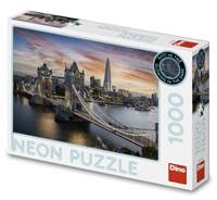Kniha Puzzle 1000 Soumrak nad Tower Bridge neon