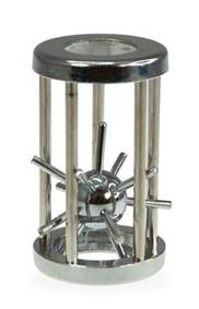 Kovový hlavolam Ježek v kleci