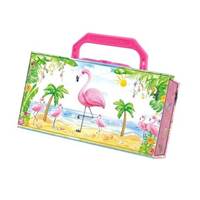 Šperkovnice kufřík Plameňák