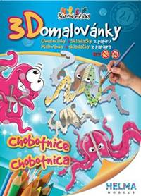 Omaľovanky a 3D skladačka z papiera 2v1