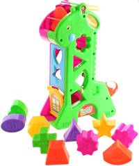 Kniha Vkladačka žirafa 26cm