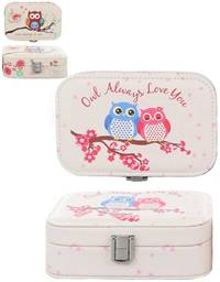 Kniha Šperkovnica sovička 15x10x5cm