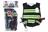 Kniha Policajná sada s reflexnou vestou a obuškom 34x41cm