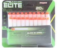 Kniha Náboje penové s prísavkou svietiace 20ks